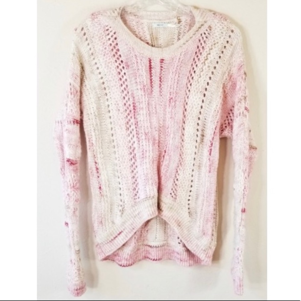 urban outfitters pink knit pullover sweater